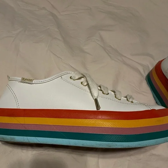 Keds Triple Up Platform Rainbow Sneakers - Picture 2 of 6